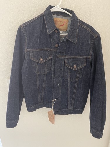 New Orslow Denim Jacket Men's Size 1 Extra Small XS Blue New Orslow Denim Jacket Men's Size 1 Extra Small XS Blue