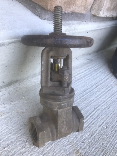 Vintage Lunkenheimer Brass Gate Valve