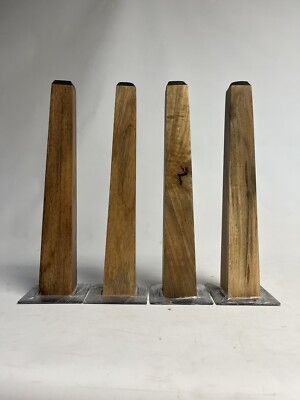 Anaya Table Legs, Set Of 4, Natural Wood Stain