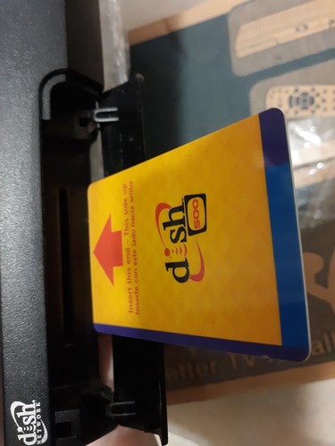 Dish Network DP301 Echostar Satellite Receiver with remote and card