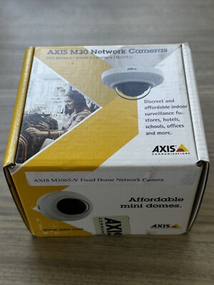 Axis M3065-V Fixed Dome Network Camera, Factory Sealed