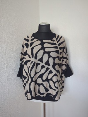 someday Damen Pullover Größe S schwarz beige (passt auch M-L)