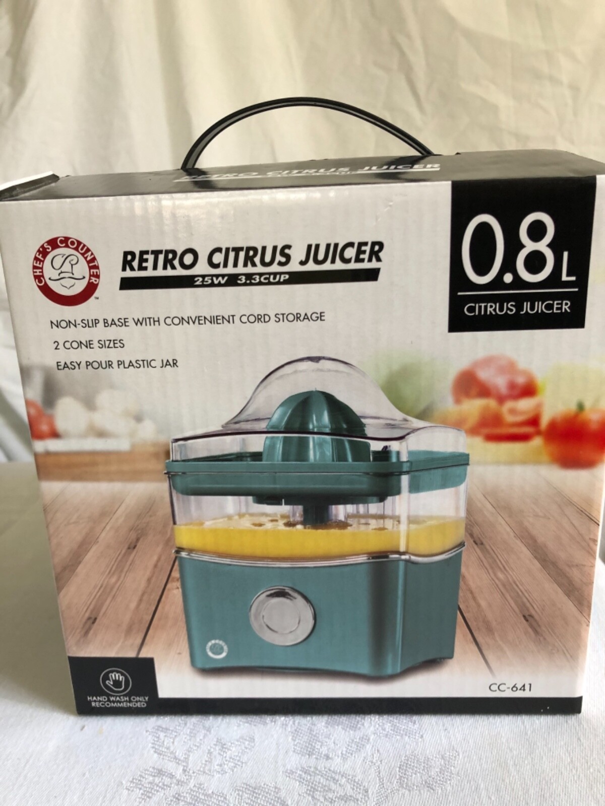Chef’s Counter Retro Citrus Juicer 25w 3.3 Cup 0.08L green