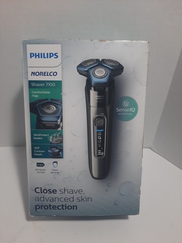 Philips Norelco 7100 S7788 Black Sense IQ Rechargeable Wet & Dry Electric Shaver