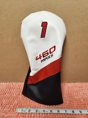 Tour Max 460 MAXX 1 Driver Headcover Golf  Head Cover Tourmax Red 1 NEW 12''