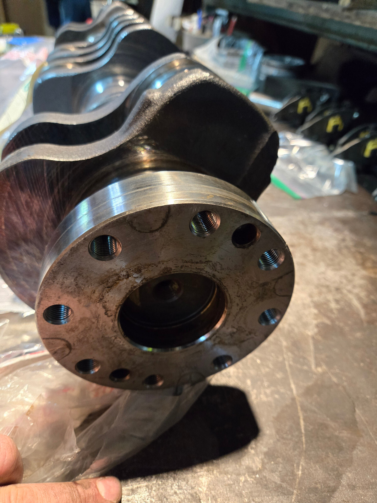 REMAN CUMMINS 6.7L CRANKSHAFT 4935613 POLISHED SONOFLUXED COMPLETE W GEAR - Picture 11 of 12