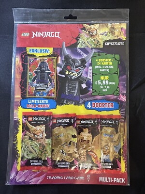 Lego Ninjago Trading Card Game Series 8 Multi-Pack 4 Booster Packs + LE 17 New