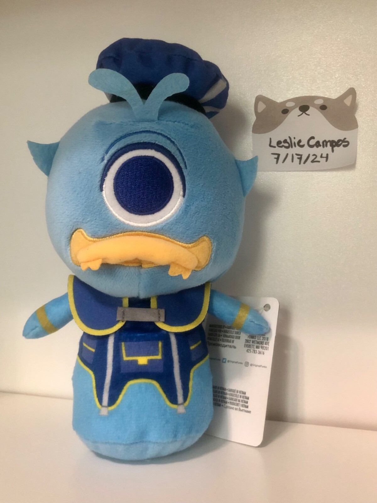 Funko Kingdom Hearts 3 Monsters Inc Donald Duck Plush 8