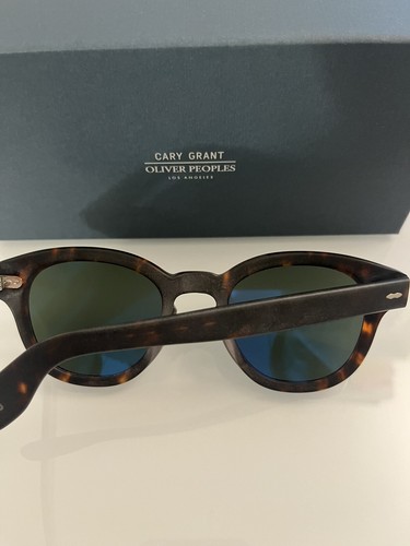 Pre-owned Oliver Peoples Cary Grant Sun 48mm Sable Tortoise Msrp$542 Chris Hemsworth's Fav In Gray