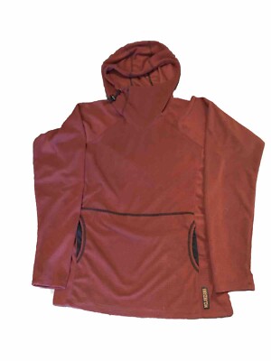 Melanzana Micro Grid V2 Hoodie Mens Medium - Brand New - 2024 - Canyon / Red