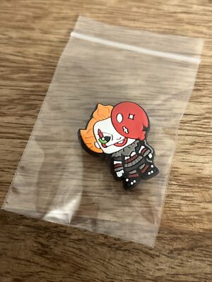 Pennywise IT Clown Widget For Clogs Decorative Silicone Clip On Widget Accessory