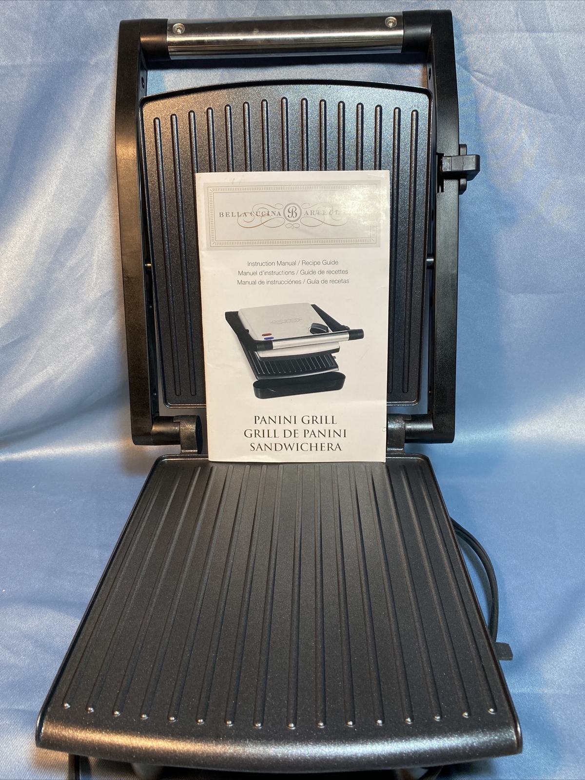 bella cucina artful food panini press