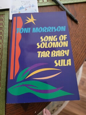 Song of Solomon, Tar Baby, Sula by Toni Morrison Paperback 3 Books in 1