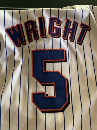 極美品 Majestic MLB NY Mets 5 WRIGHT Jersey Majestic David Wright #5 New York Mets Big & Tall Mens Cool