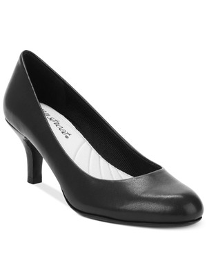 

Черные женские туфли-лодочки EASY STREET с подкладкой Passion Kitten Heel без шнуровки, размер 6 м, Черный, PASSION