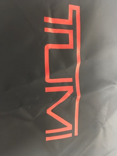 TUMI  Pouch/Dust Cover/Laundry Bag/Drawstring  17”x 29” W black suit hanging bag