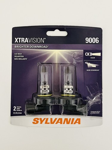 SYLVANIA 9006 XtraVision High Performance Halogen Headlight Pair Set 2 Bulbs