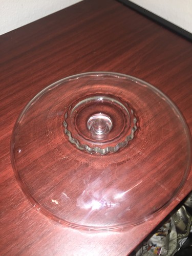 Vintage Crystal Clear Glass Chandelier Bobeche Candlewick Drip Catcher