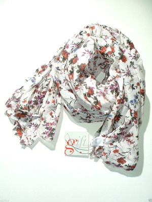 OXFORD COLLECTION Women Floral Wrap Shawl Scarf 42quotX70quot NEW 