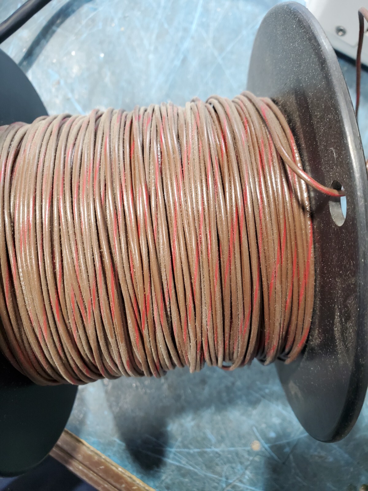 Striped Wire 20 AWG Gauge 630FT Car Boat Marine Tinned Copper Brown/Red