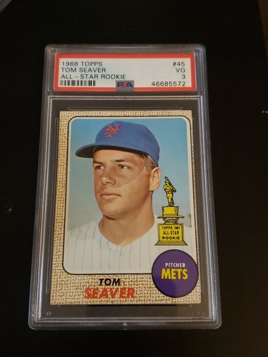1968 TOPPS BASEBALL TOM SEAVER CARD # 45 PSA GRADED | eBay
