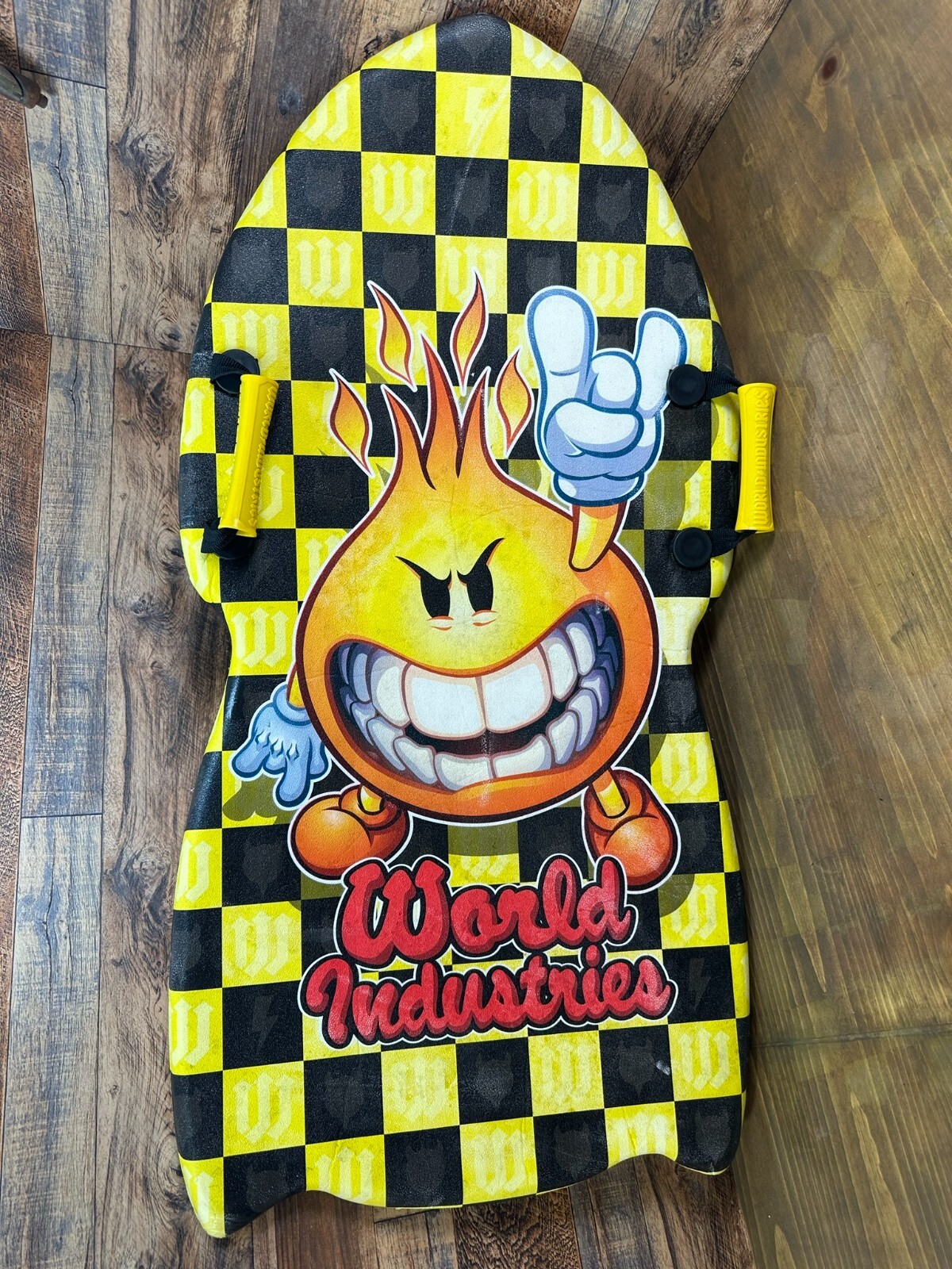Vintage スノーボードWorld Industries RARE Vintage 90's World Industries Flameboy Foam Sled Board