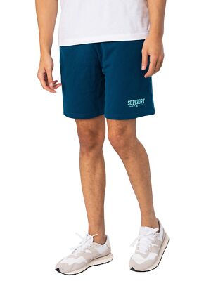 

Мужские спортивные шорты Code Core Superdry, синие, Синий, M7110383A-BR0