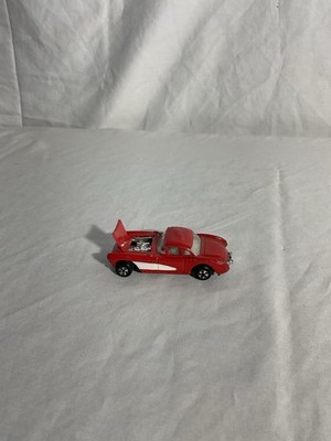Zylmex 1957 Red Chevrolet Corvette P-365 Diecast Car 1/64 Scale Opening Hood