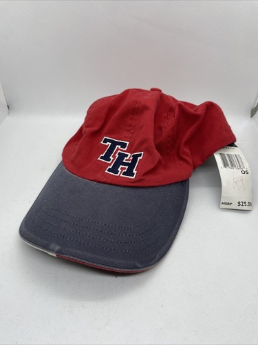 Red Embroidered Th Logo Spellout