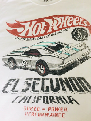 Hot Wheels Mattle Retro Look T Shirt Sz XXL El Segundo CA Camaro Graphic NEW
