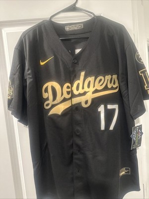 Shohei Ohtani #17 Los Angeles Dodgers Jersey Black World