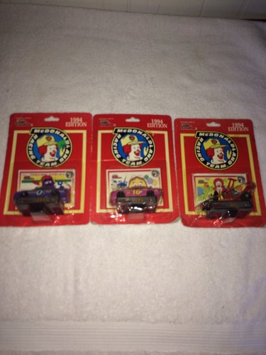 1994 Racing Champions Mc Donald Land Racing Team.die-cast Car,cards Display Stan