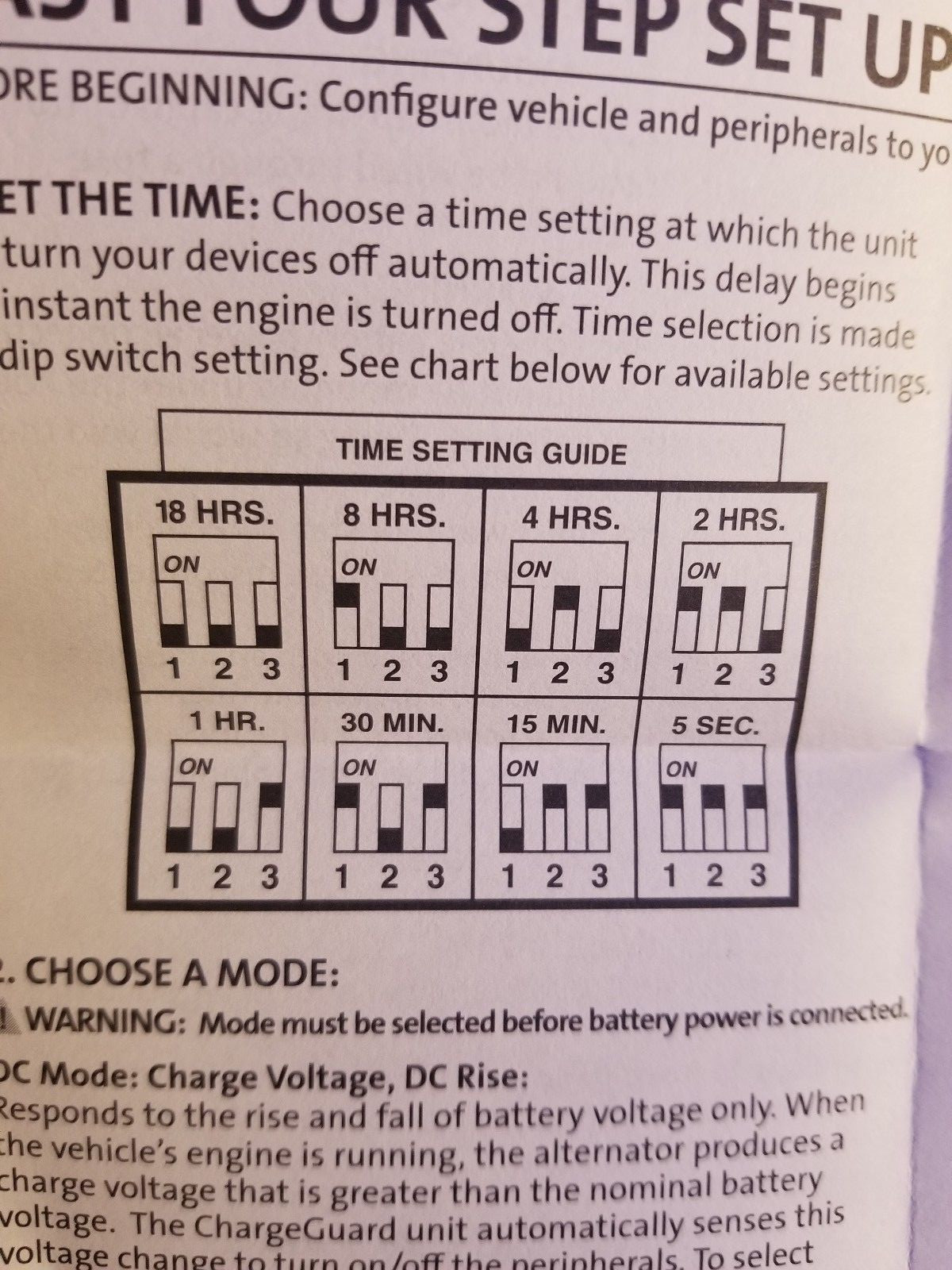 HAVIS CHARGEGUARD CG-X 12V AUTO ON/OFF TIMER SWITCH NIB
