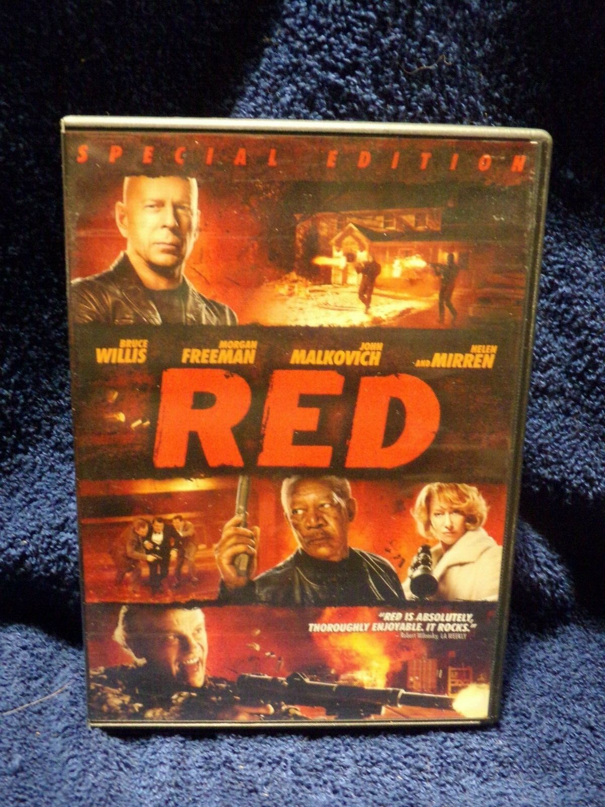 Red DVD. Bruce Willis, Morgan Freeman, John Malkovich