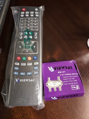 Viewsat HST-318 Remote Control new w/ switch