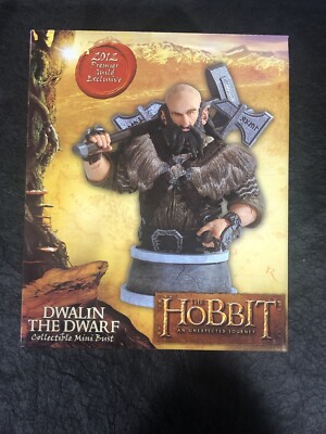Gentle Giant Lord of the Rings Hobbit Dwalin Dwarf Bust 2012 PGM Exclusive MIB !