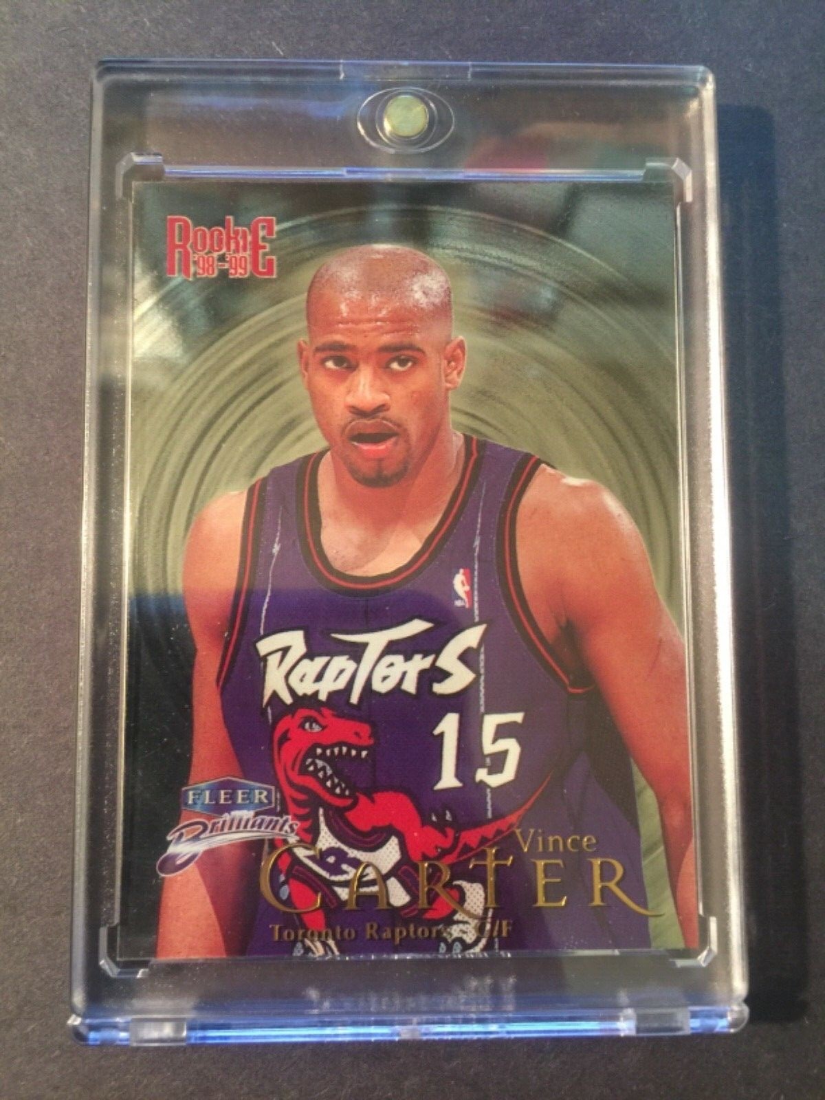 1998-99 Fleer Brilliants Illuminators #4 Vince Carter RC Rookie 