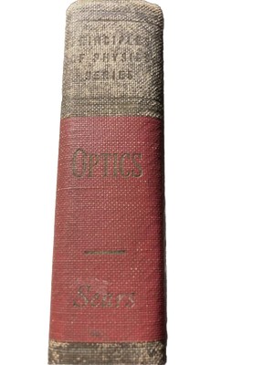OPTICS By Francis Weston Sears 1949 HC Principles of Physics Addison Wesley B86