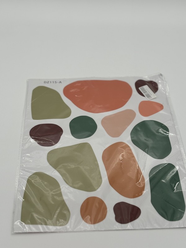 Boho Wall Decor Terrazzo Decal Wall Stickers Irregular Stones