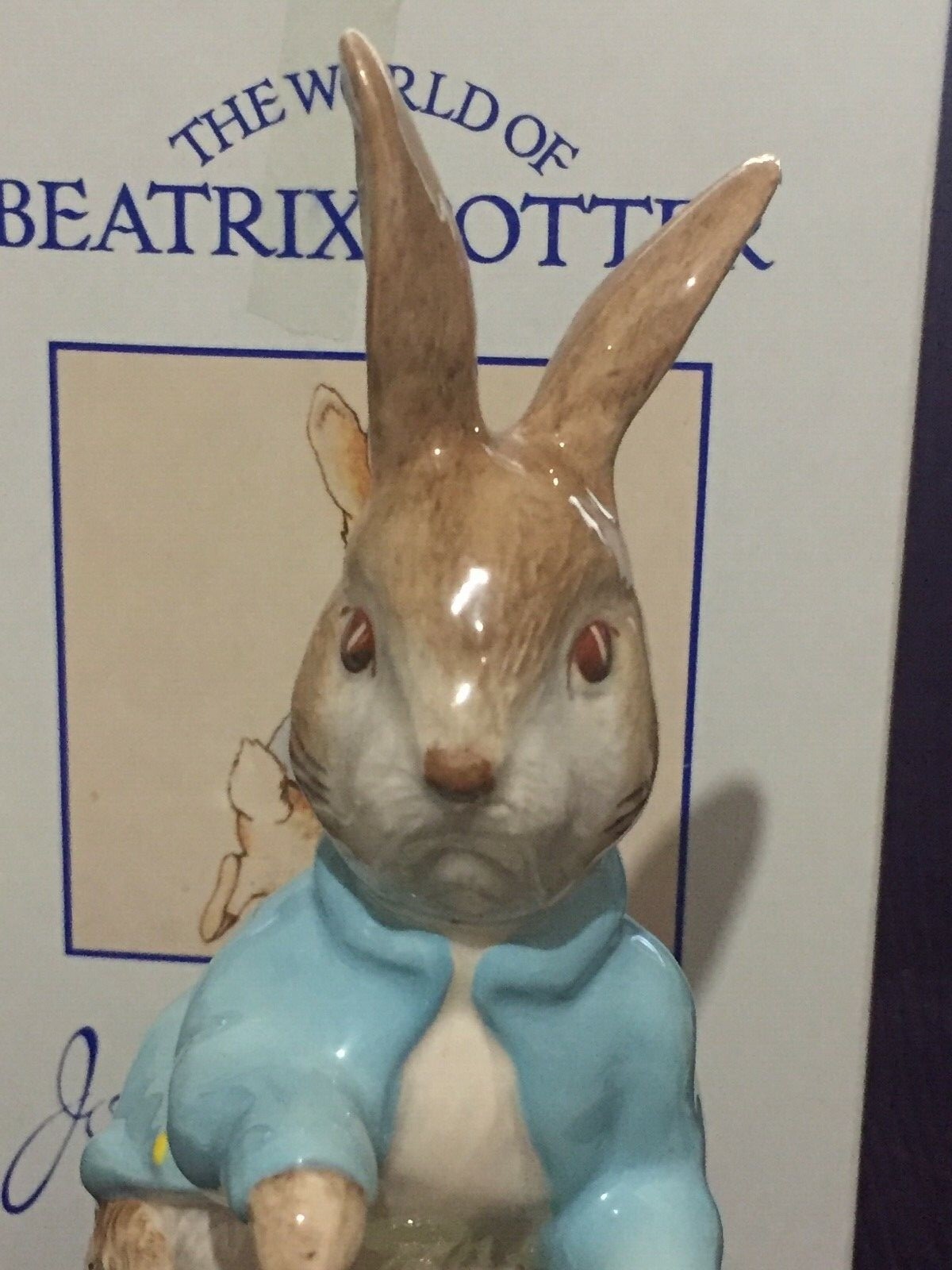 Beatrix Potter Peter Rabbit John Beswick Royal Doulton England in Box, 7 inch