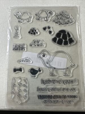 Adorable Build A Turtle Cling Stamp (L2)