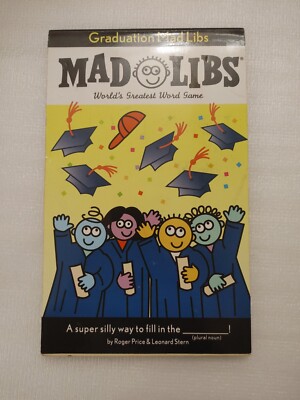 Roger & Leonard Stern Mad Libs Word Games: Graduation Paperback Book 2005       