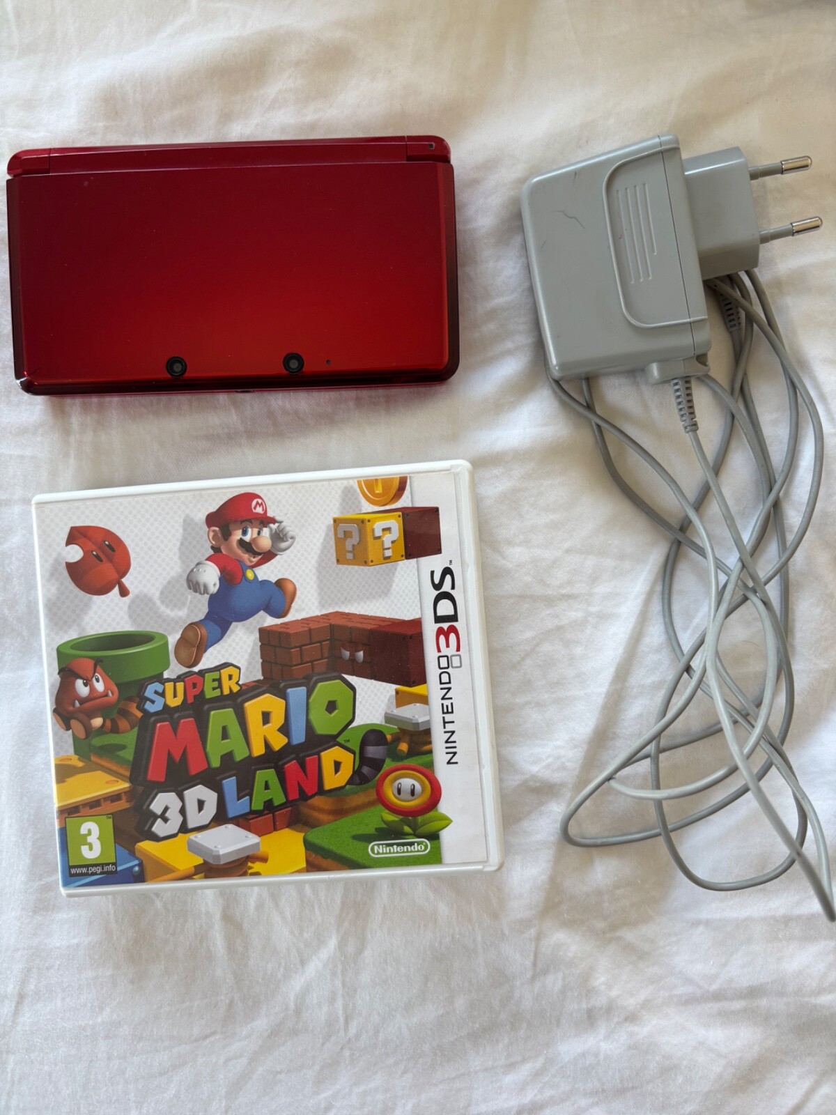 Nintendo Switch 3ds red New Nintendo 3DS XL LL Metallic Red Console Stylus Working