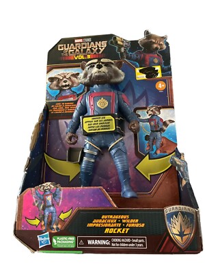 NEW Marvel Studios Outrageous Rocket Volume 3 Guardians of The Galaxy  8'' Figure