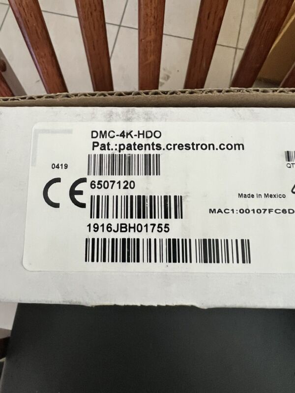 NEW Crestron DMC-4K-HDO PN: 6507120 DM, CARD, 4K,, OUTPUT:2HDMI, 2AUDIO