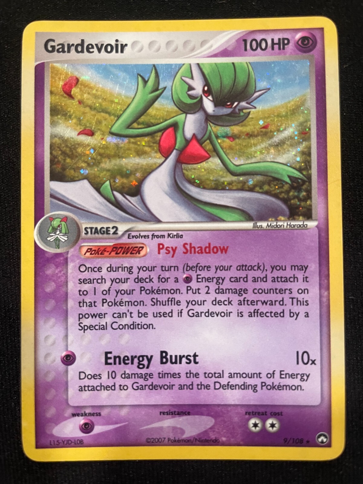 Gardevoir 9/108 | 2007 Pokemon EX Power Keepers Holo | LP Gardevoir 9/108 | 2007 Pokemon EX Power Keepers Holo | LP