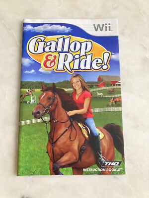 Gallop & Ride  | Wii  |  Manual