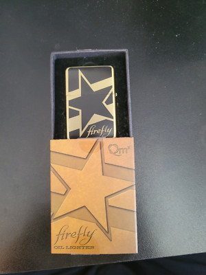 QMx Firefly Brass Lighter new unused oldstick w/ box 2015 SERENITY ship INDYflag