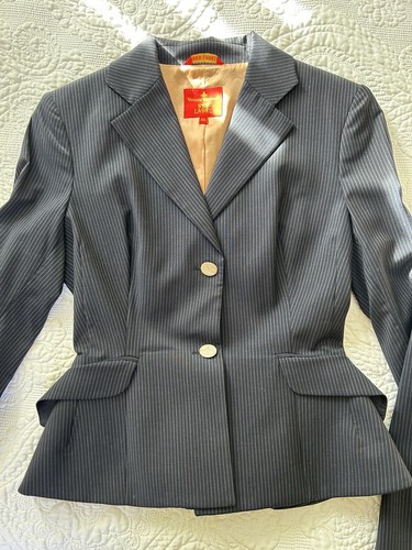 Vintage Vivienne Westwood Pinstriped Suit Ladies Size 44