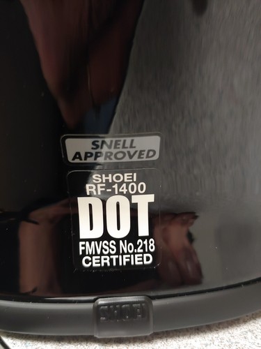 NEW -SHOEI - ARCANE RF-1400 HELMET -  SIZE X-LARGE - DOT  AND SNELL RATED
